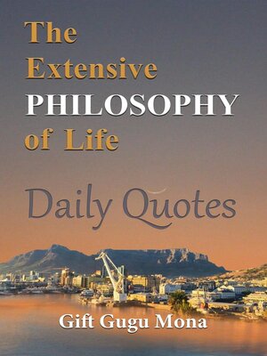 cover image of The Extensive Philosophy of Life